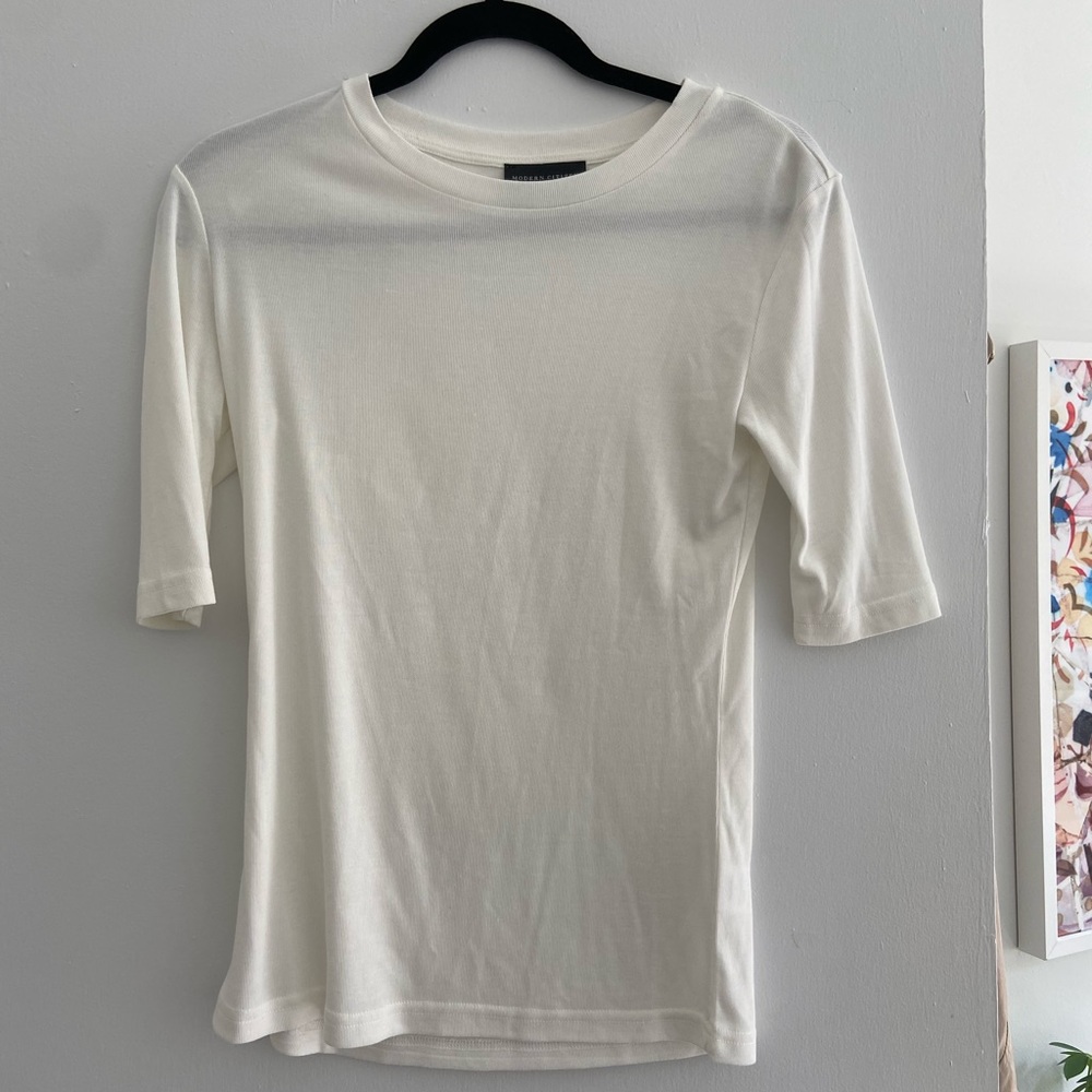Modern Citizen Half Sleeve High Neck Top